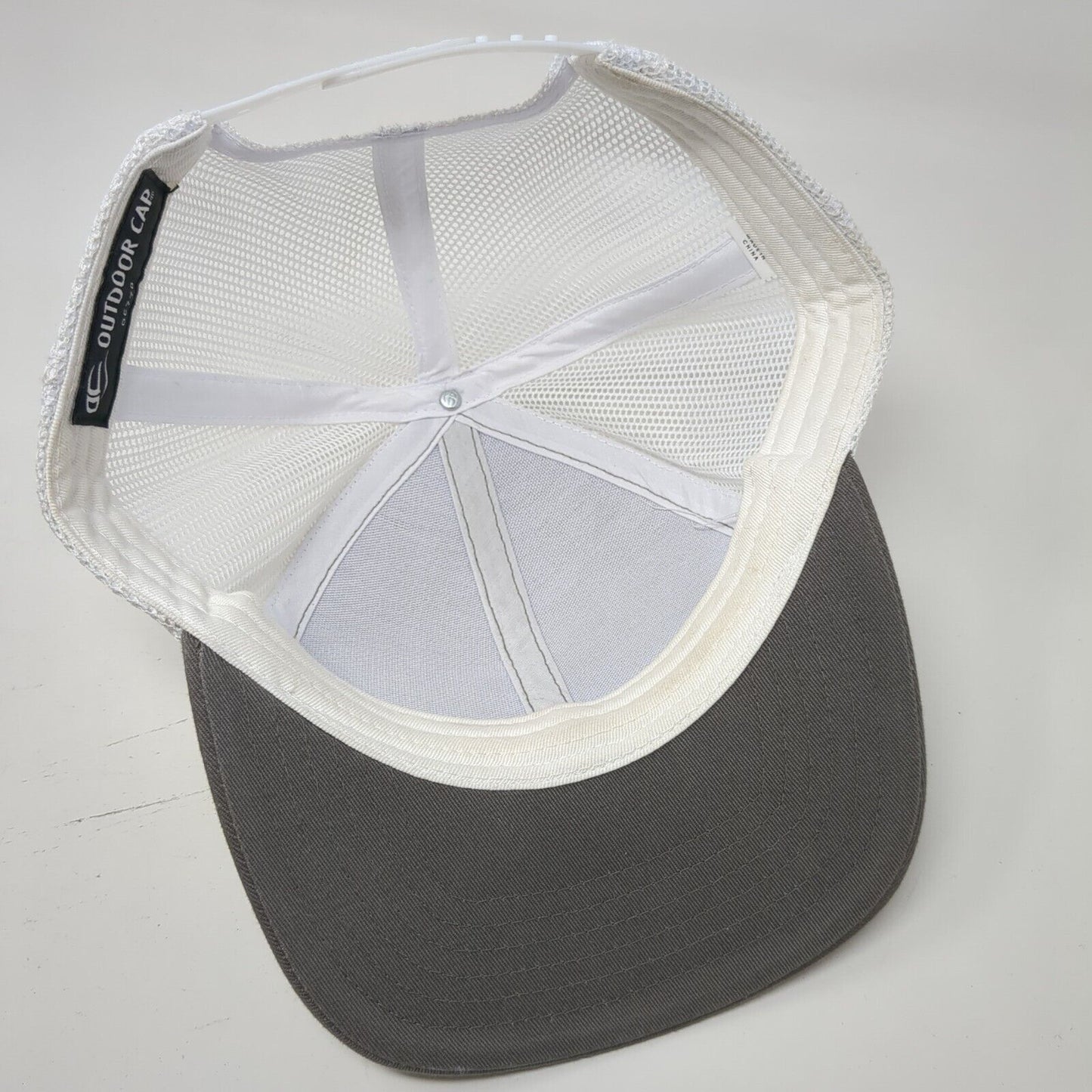 Caribou County Shooting Club Adult Snapback Trucker Hat Gray OS Mesh Outdoor Cap