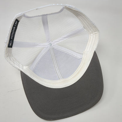 Caribou County Shooting Club Adult Snapback Trucker Hat Gray OS Mesh Outdoor Cap