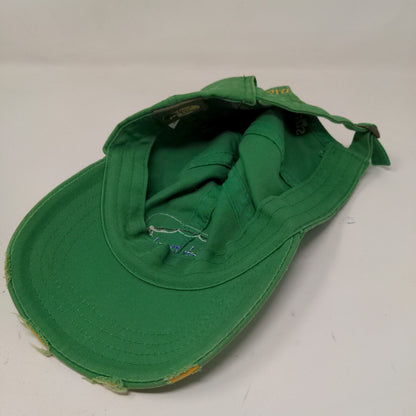 Bass Pro Shops Boy's Slideback Hat Green Distressed Patch Logo Get Reel Fishing