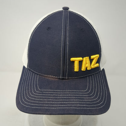 Taz Snapback Trucker Hat Blue OS Adjustable Embroidered Mesh Back Richardson