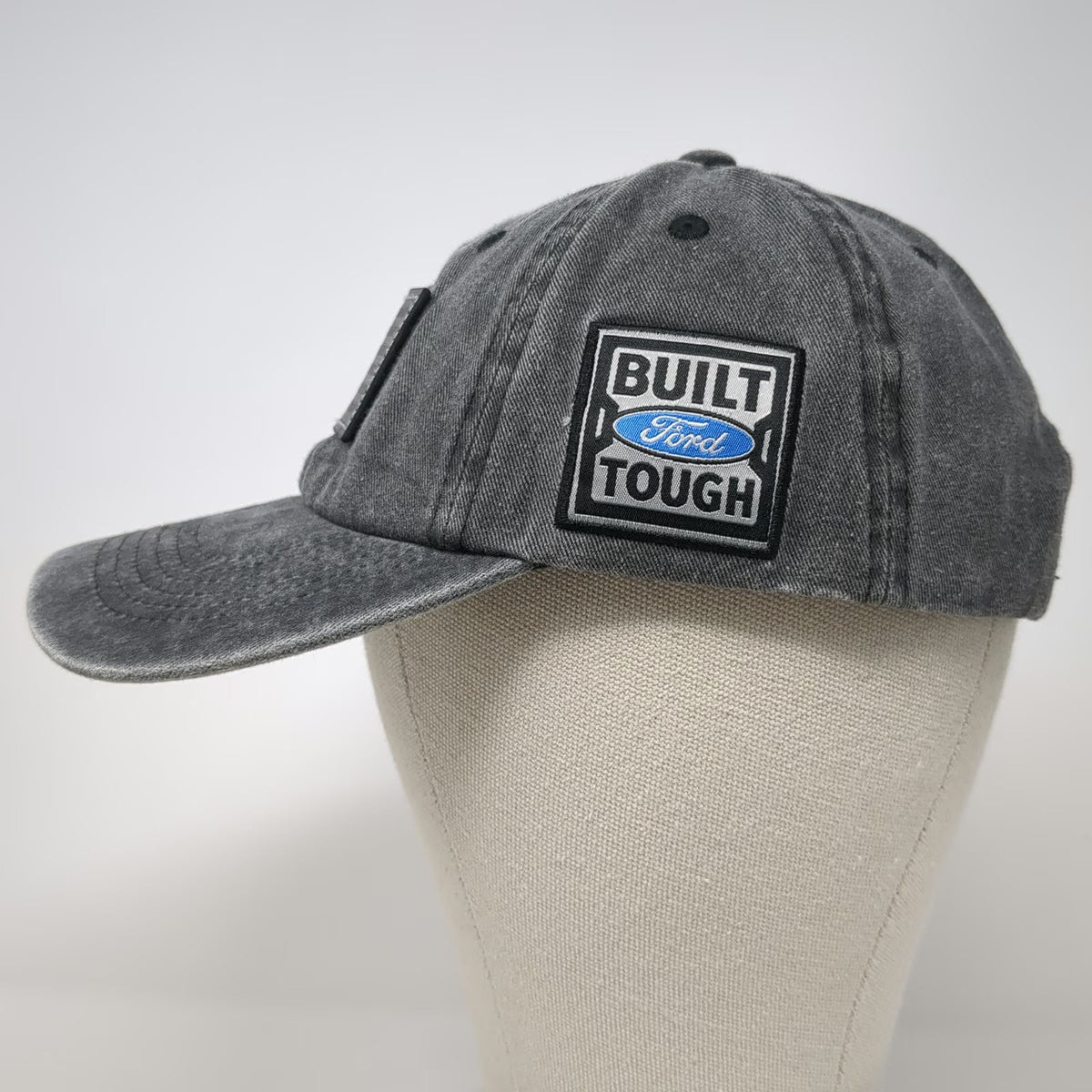 Ford Snapback Hat Gray One Size Built Ford Tough American Flag Idaho Promotional