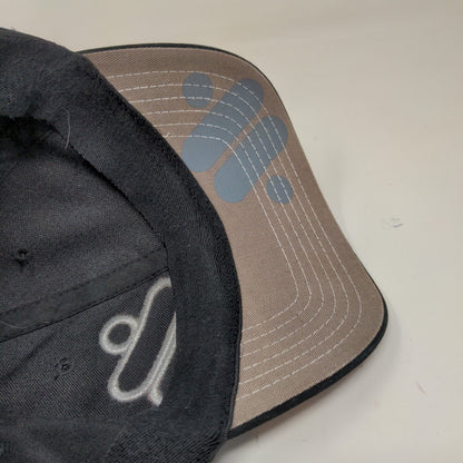 RideTech Men's Fitted Hat Black Size M/L Embroidered Logo Freeform Caps