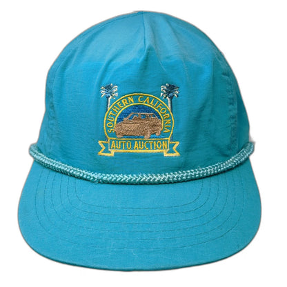 Designer Award Headwear Trucker Blue One Size Snapback Rope Hat Car Logo Cali