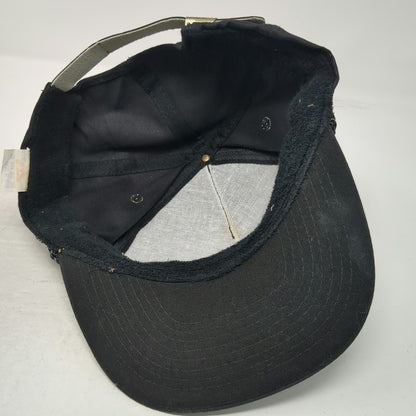 Mohr's Darkman Movie 1990 Promo Black OS Trucker Rope Hat Slideback Vintage