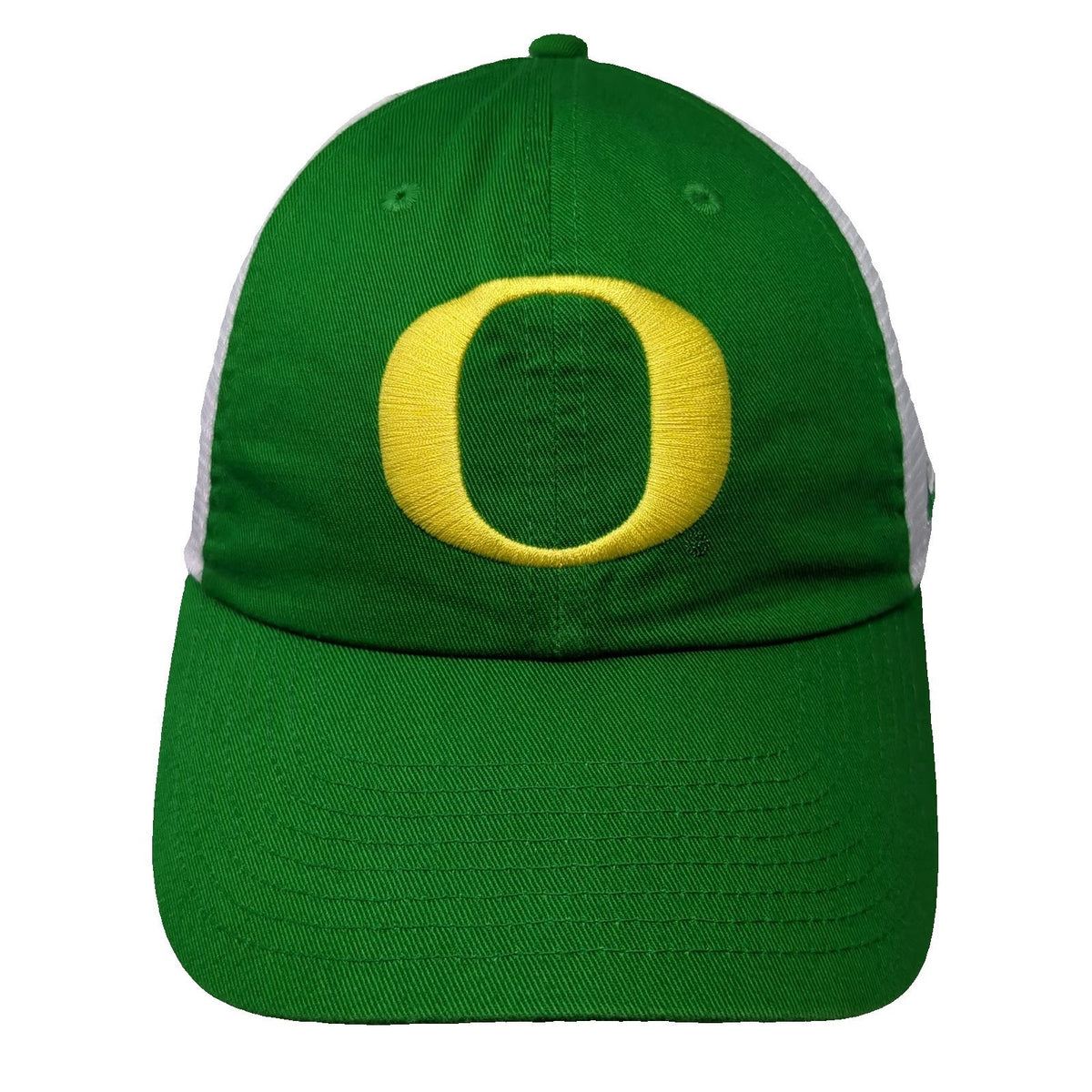 Nike Oregon Ducks NCAA Green L Mesh Back Adjustable Slideback Hat Swoosh Logo