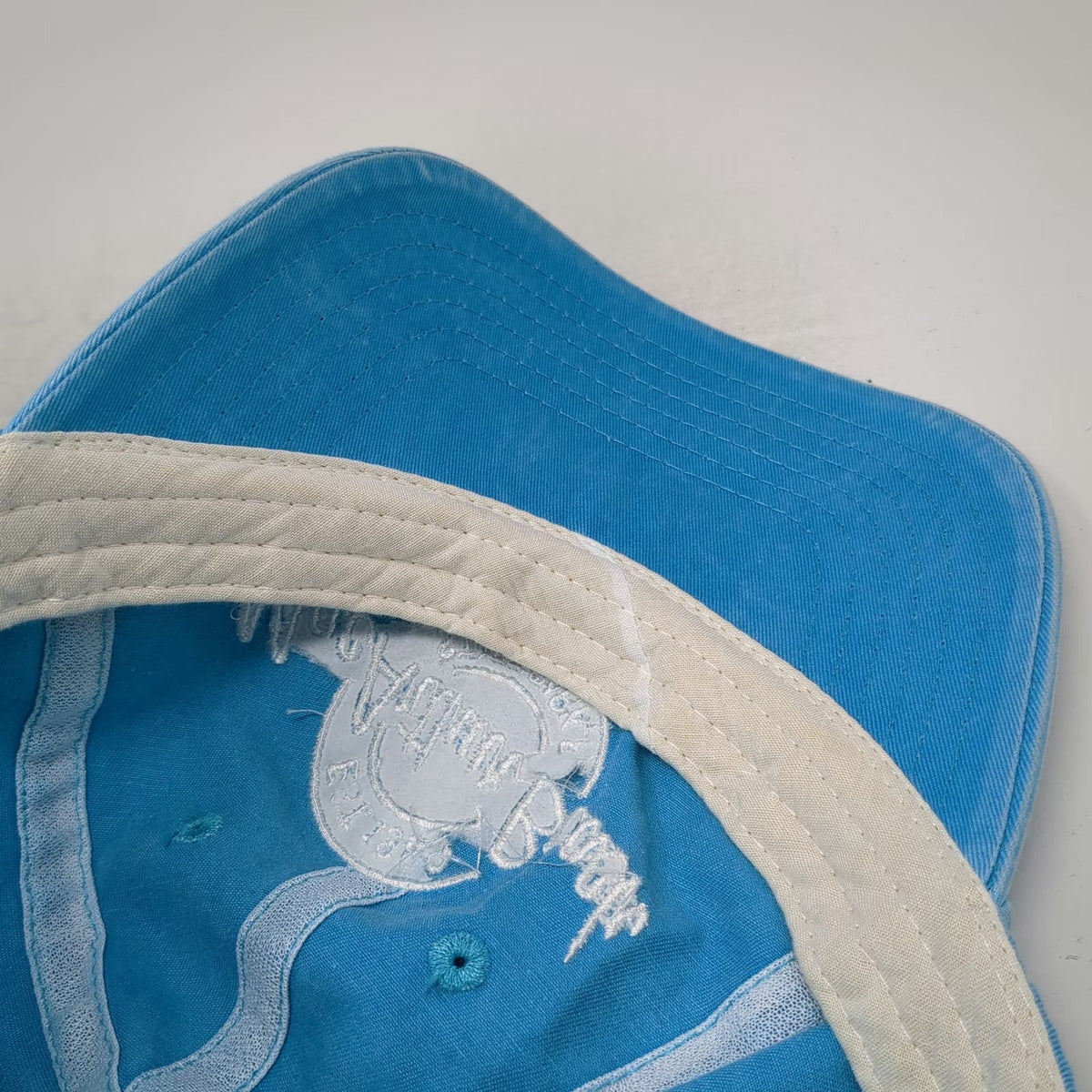 Royal Resortwear Baseball Cap Blue White One Size MacArthur Beach State Park Hat