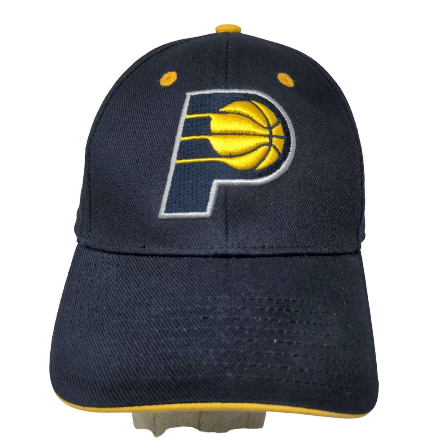 Fan Favorite Men's Strapback Hat Blue Size OSFA Embroidered NBA Indiana Pacers