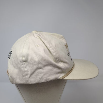 Mohr's Canterbury Park WCCO 830 Horse Racing 5 Panel Beige Hat One Size Rope
