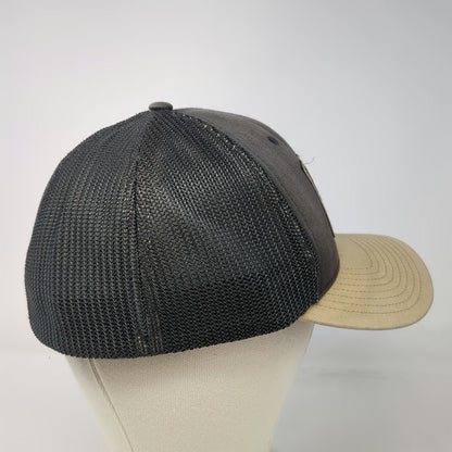Columbia Baseball Cap Gray Beige One Size Mesh Back Pine Tree American Flag Hat