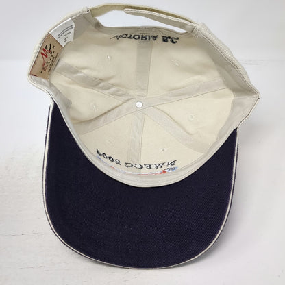 MC Design NWFCC 2004 Northwest Fish Culture Beige Blue Baseball Cap OS Flags