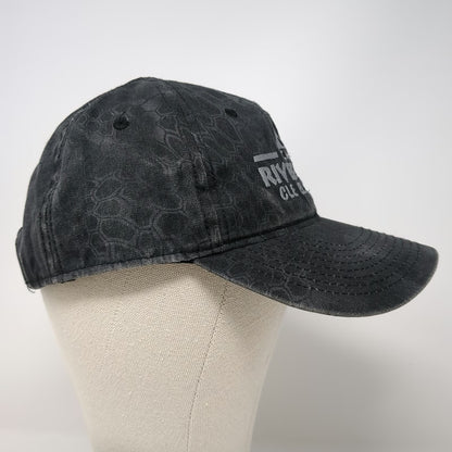 Outdoor Cap Baseball Cap Gray One Size Camp Riverwind Cle Elum WA Camo Flag Hat