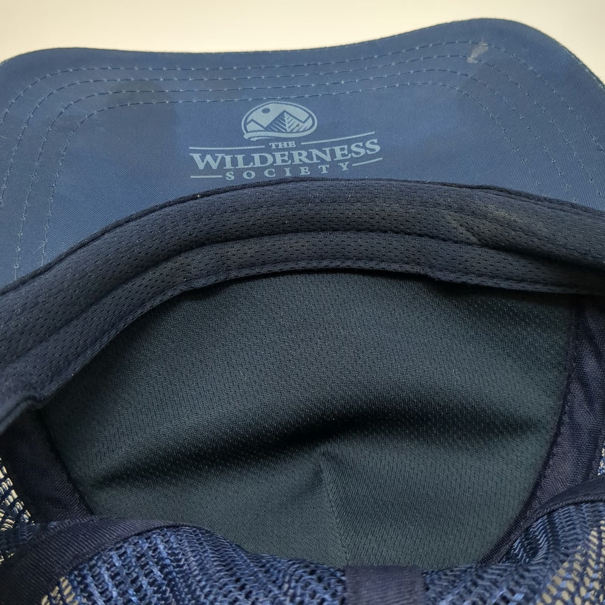 Boco Gear Trucker Hat Blue One Size Our Wild Mountain Graphic Wilderness Society