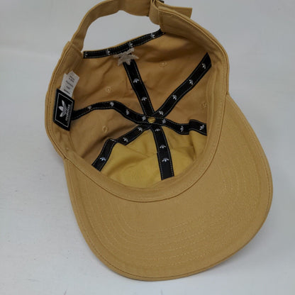 Adidas Trefoil Women's Slideback Hat Tan OSFW Embroidered Logo 3 Stripes