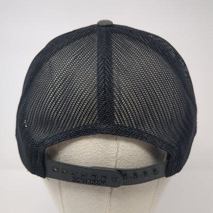 The Original Prinsu Design Snapback Trucker Hat Gray Large Mesh Back Richardson