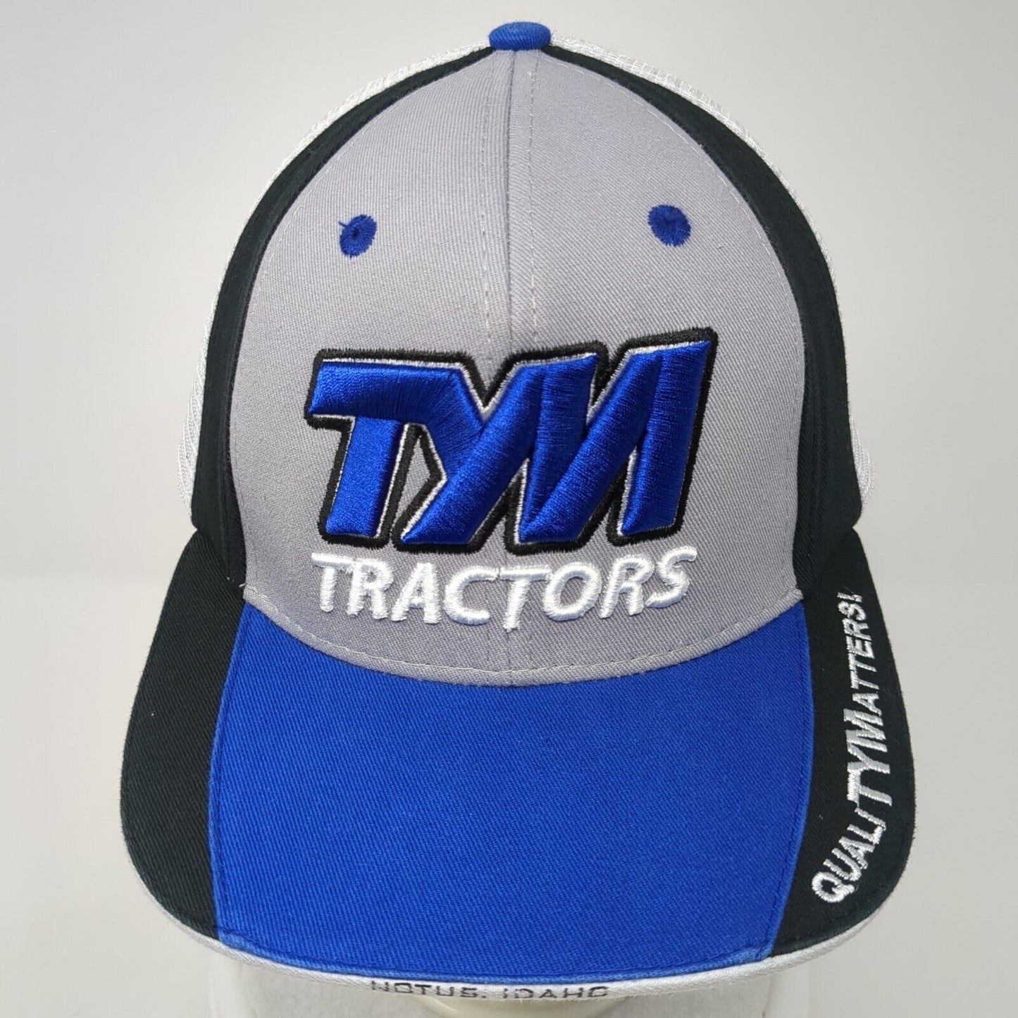TYN Tractors Quality Matters Strapback Trucker Hat Multicolor OS Adjustable Mesh