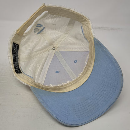 TaylorMade Baseball Cap Blue One Size Mesh Back r7 Logo Strapback Golf Hat Pro
