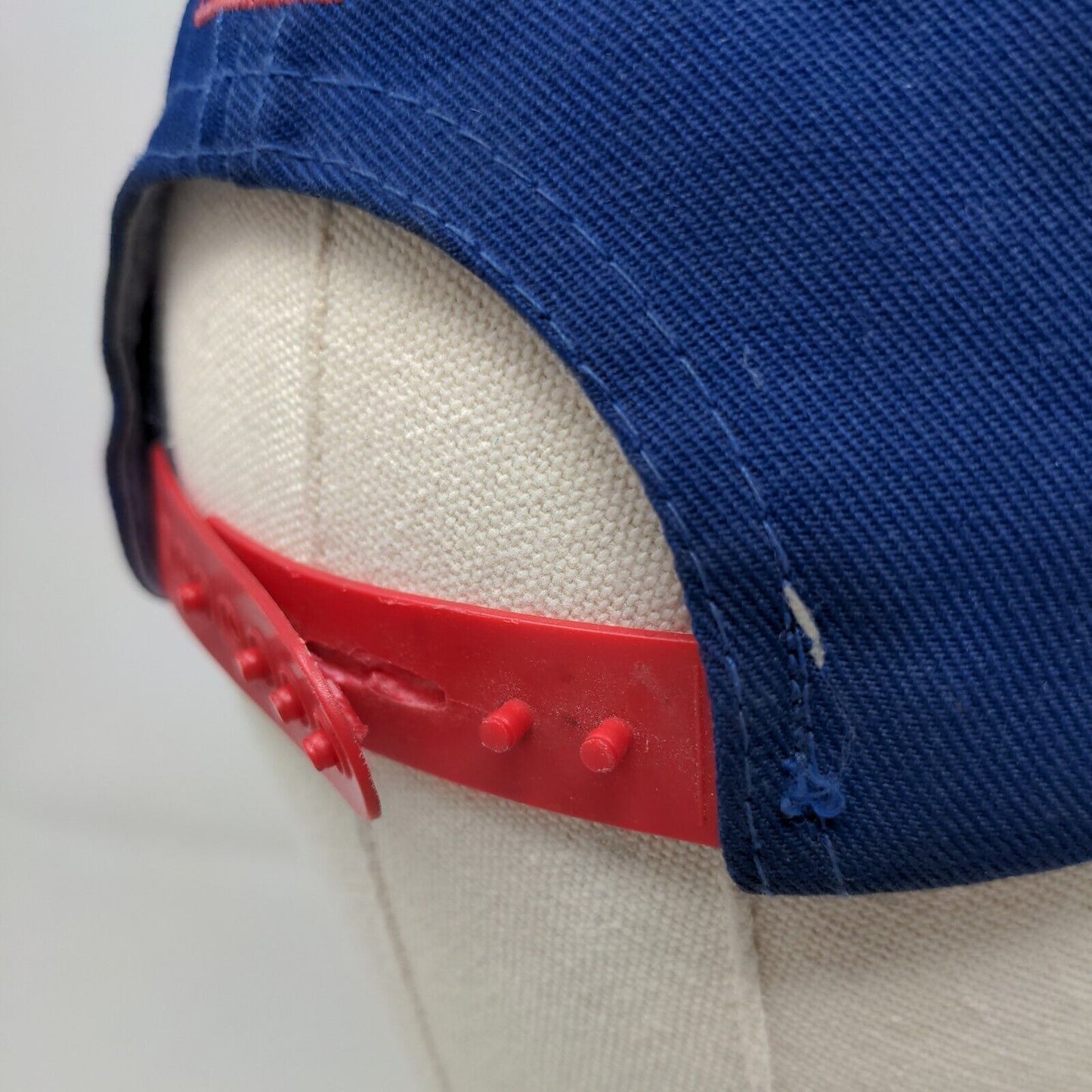 JB Expos Men's Snapback Hat Blue Red Embroidered Logo Adjustable