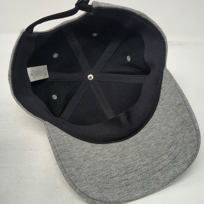lululemon Baseball Cap Gray One Size Slideback Stretch Cotton Blend Logo Hat