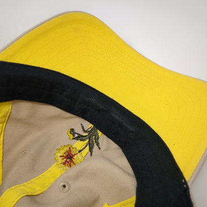 Smithsonian Baseball Cap Beige One Size Save the Bees Flower Embroidered Hat