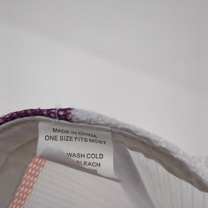 Kisses Snapback Trucker Hat Multi OSFM Mesh Back Embroidered Colorblock