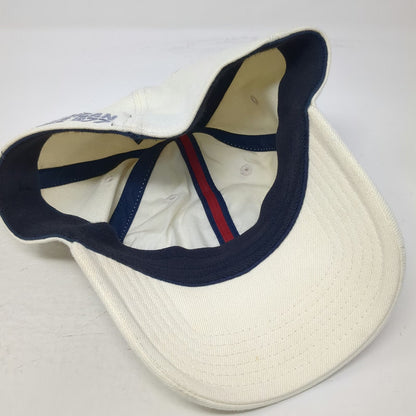 American Eagle Outfitters Baseball Cap White XL Fitted Embroidered Eagle Hat