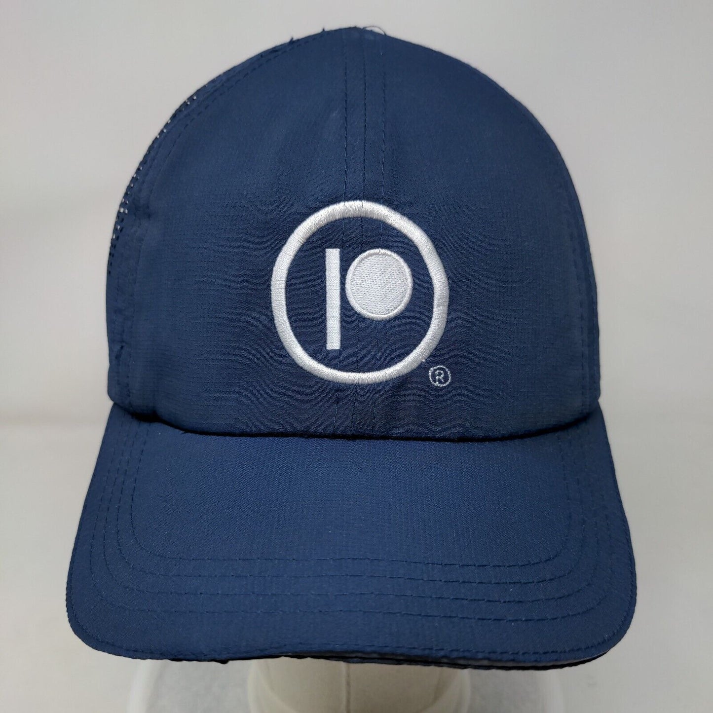 Hit Strapback Hat Blue OSFM Embroidered Logo Adjustable Breathable