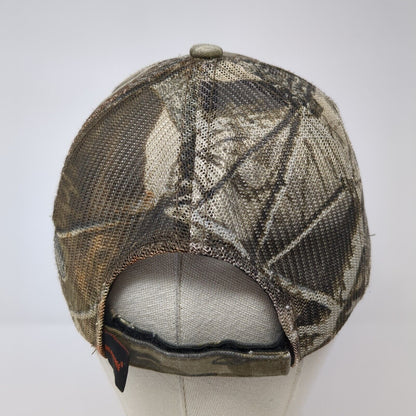 Port Authority Strapback Trucker Hat Camouflage OS Adjustable Mesh Back Blank