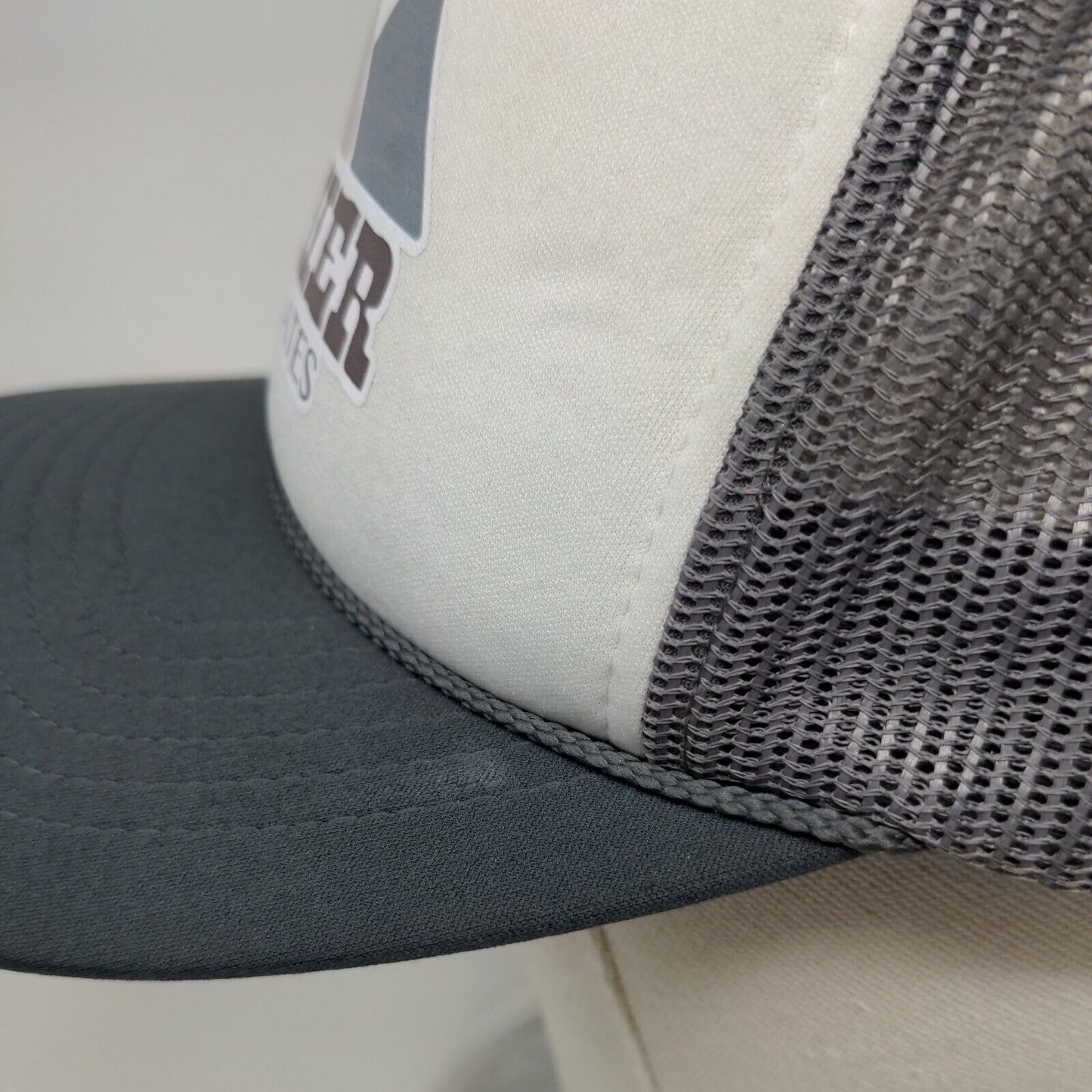 Premier Snapback Trucker Hat Gray One Size Adjustable Mesh Back Richardson