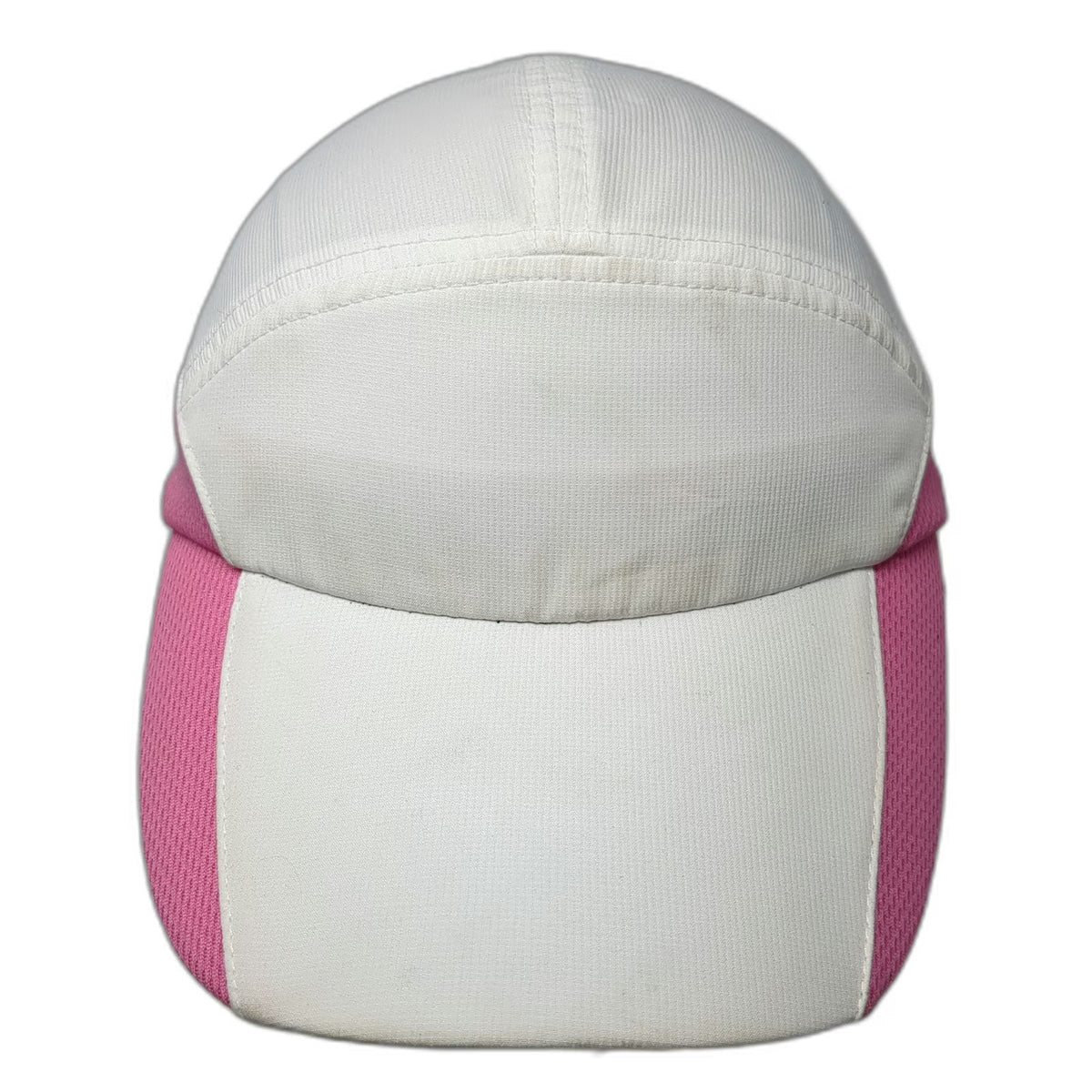 Headsweats 5 Panel White One Size Strapback Running Performance Mesh Pink Hat