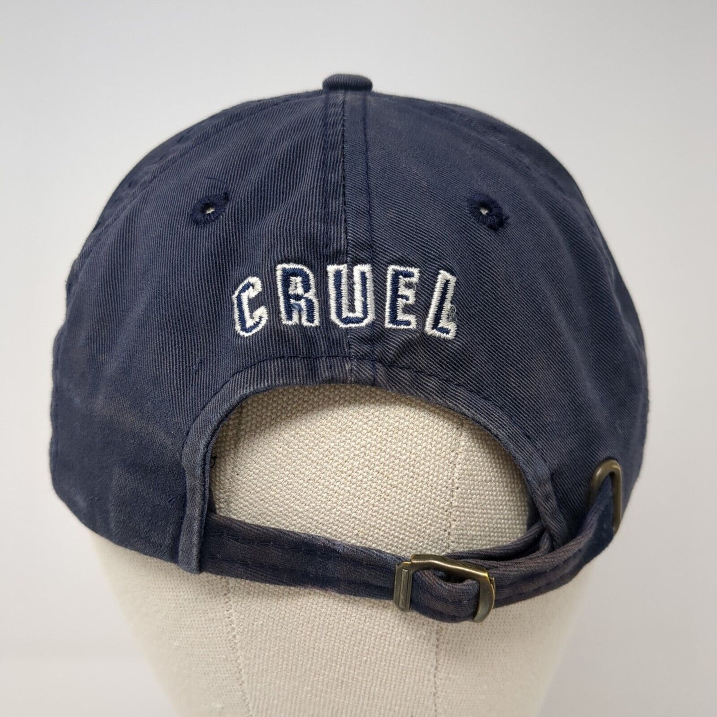 Cruel Girl Slideback Hat Blue One Size Adjustable Embroidered 6 Panel