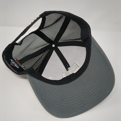 EB Snapback Mesh Back Trucker Hat Gray One Size Pacific Headwear 6 Panel
