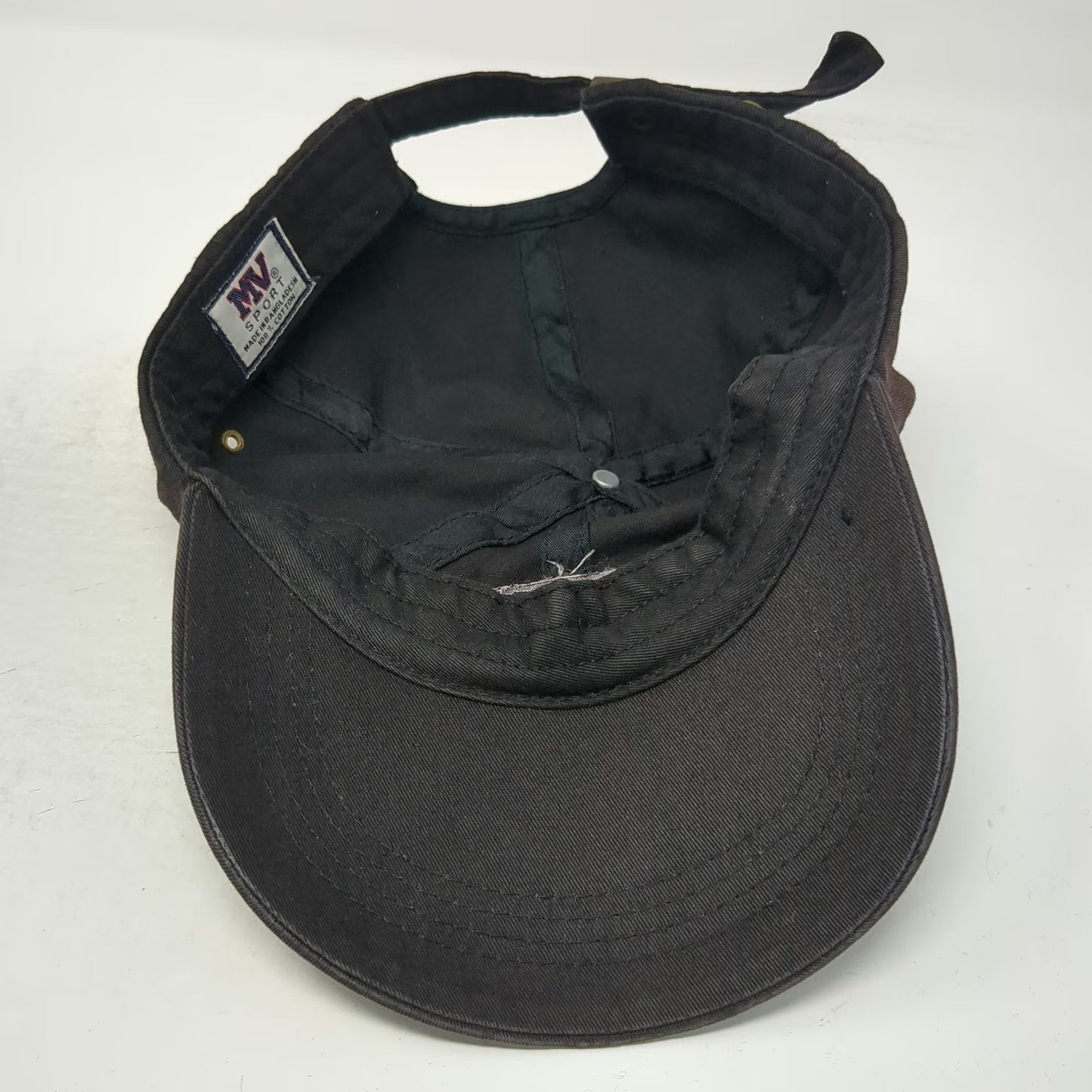 Western Oregon Wolves WOU NCAA MV Sport Black One Size Hat Slideback Adjustable