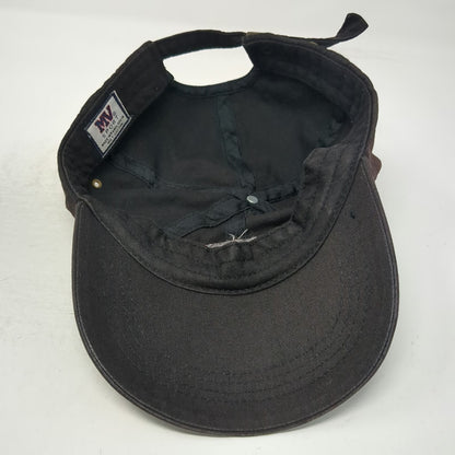 Western Oregon Wolves WOU NCAA MV Sport Black One Size Hat Slideback Adjustable