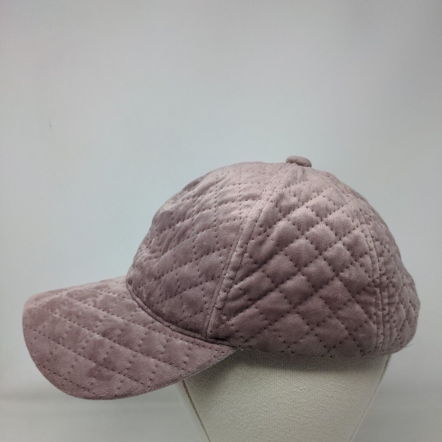 David And Young Strapback Hat Pink One Size Adjustable Quilted Blank 6 Panel