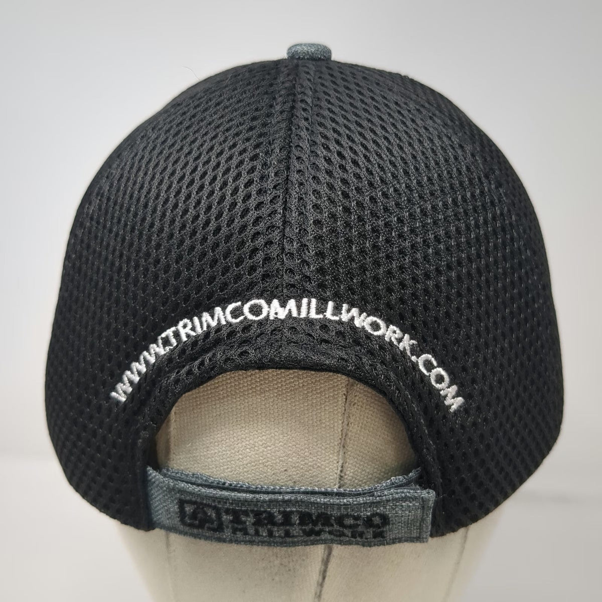 360 Apparel Baseball Cap Gray One Size Trimco Millwork Mesh Back Hat Therma-Tru