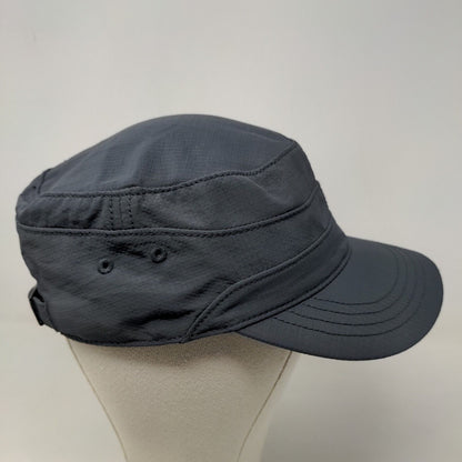 Unbranded Women's Slideback Cadet Cap Hat Gray Adjustable Blank