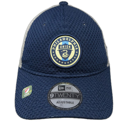 New Era Philadelphia Union MLS Blue Trucker Hat One Size Mesh Snapback 9TWENTY