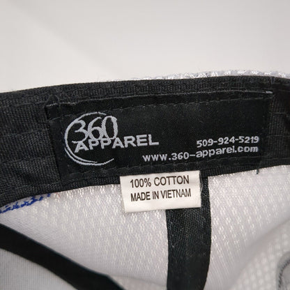 BMC Trex Strapback Trucker Hat Blue One Size Adjustable Embroidered Mesh Back