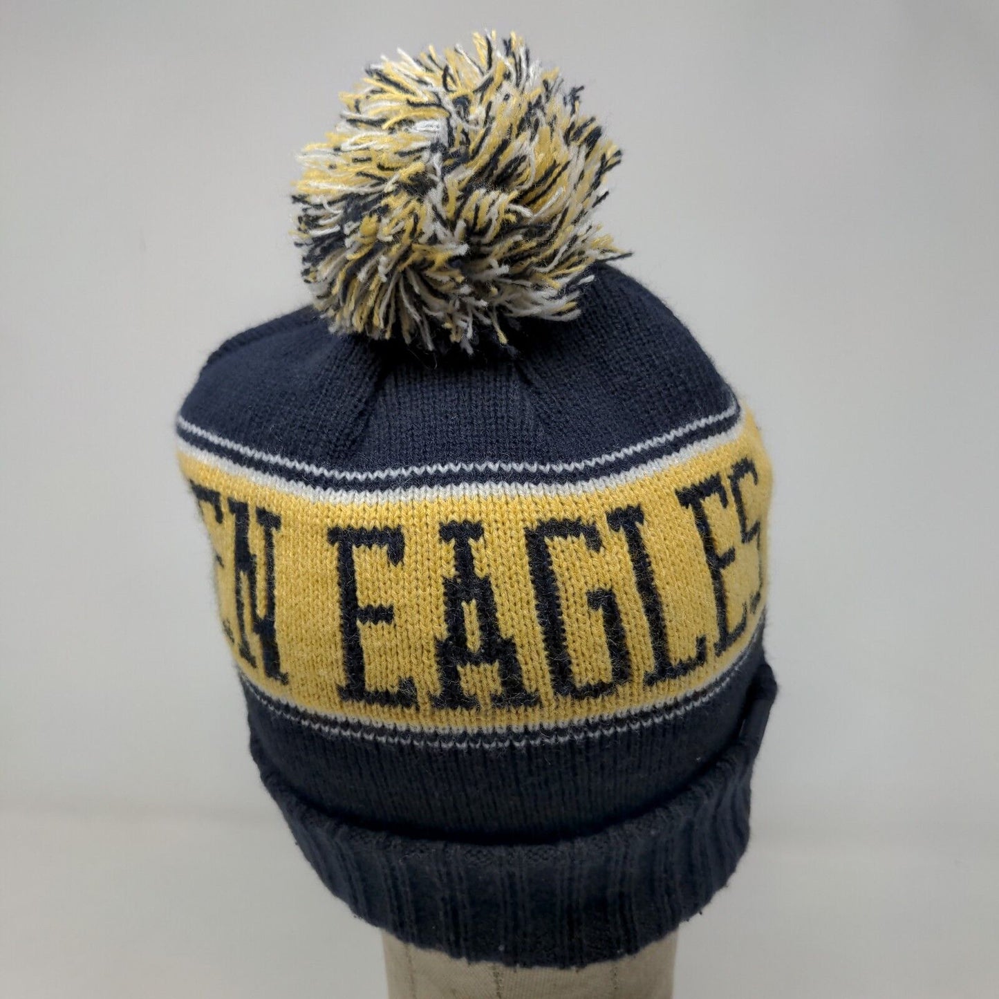 Oak Hill Golden Eagles Swim & Dive Men's Knit Beanie Hat Blue Gold Size OS