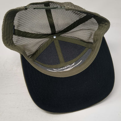 Richardson Trucker Hat Green Black One Size Dynamic Aviation Camo Mesh Plane