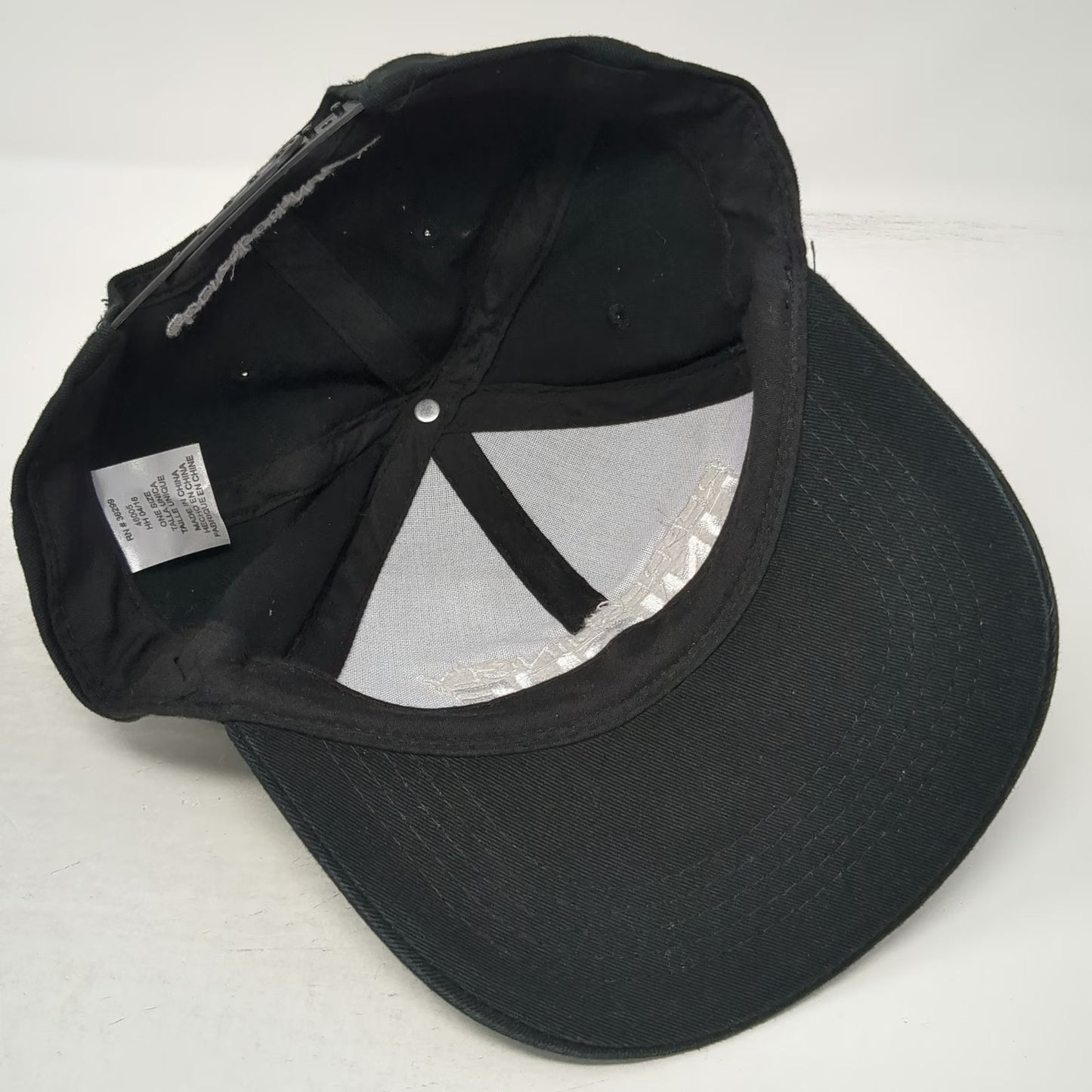 Snapback Hat Black One Size Refreshingly Unique Elizabeth NJ City Promo Logo
