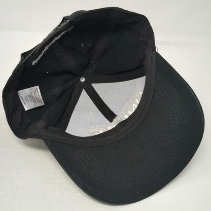 Snapback Hat Black One Size Refreshingly Unique Elizabeth NJ City Promo Logo