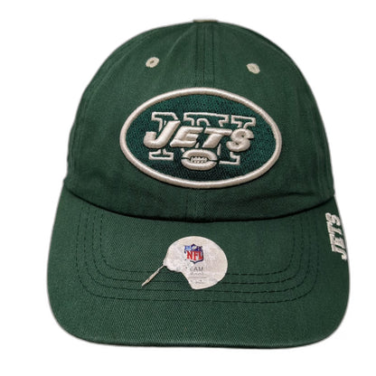 NFL Team Apparel New York Jets Green One Size Cap Hat Side Brim Logo Embroidery