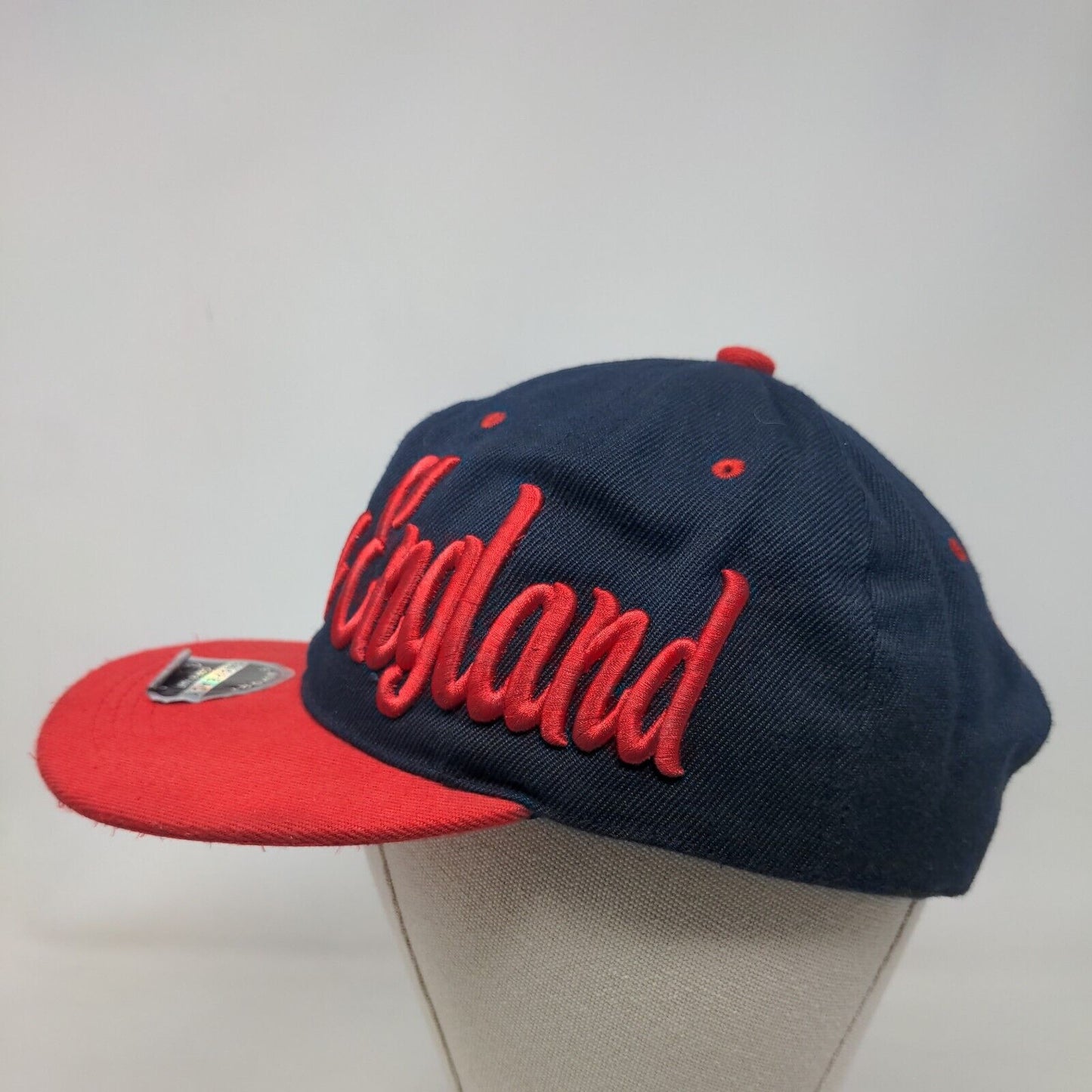 New England Snapback Hat Multicolor One Size Adjustable Embroidered 6 Panel