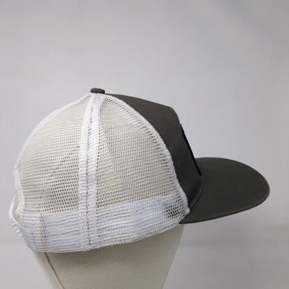 Meow Wolf Patch Snapback Trucker Hat Gray OSFA Mesh Back Colorblock