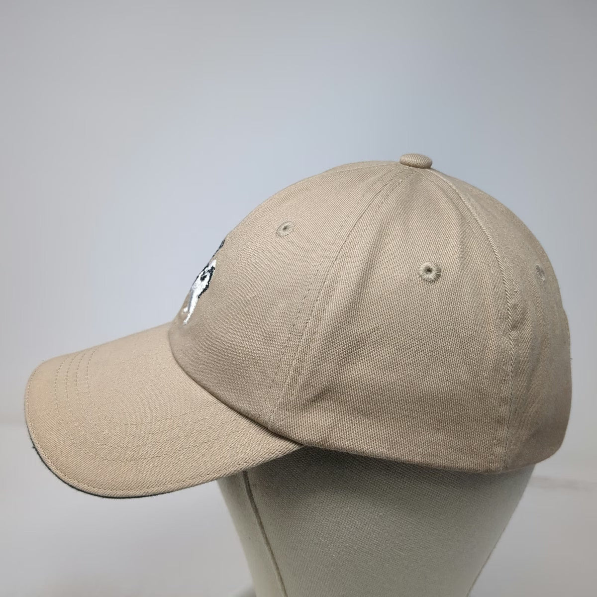 Your Breed Baseball Cap Beige One Size Zippered Side Pocket Papillon Dog Hat