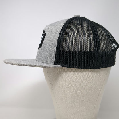 Leatt Trucker Hat Gray One Size Mesh Snapback Flat Bill Cape Town Moto MTB