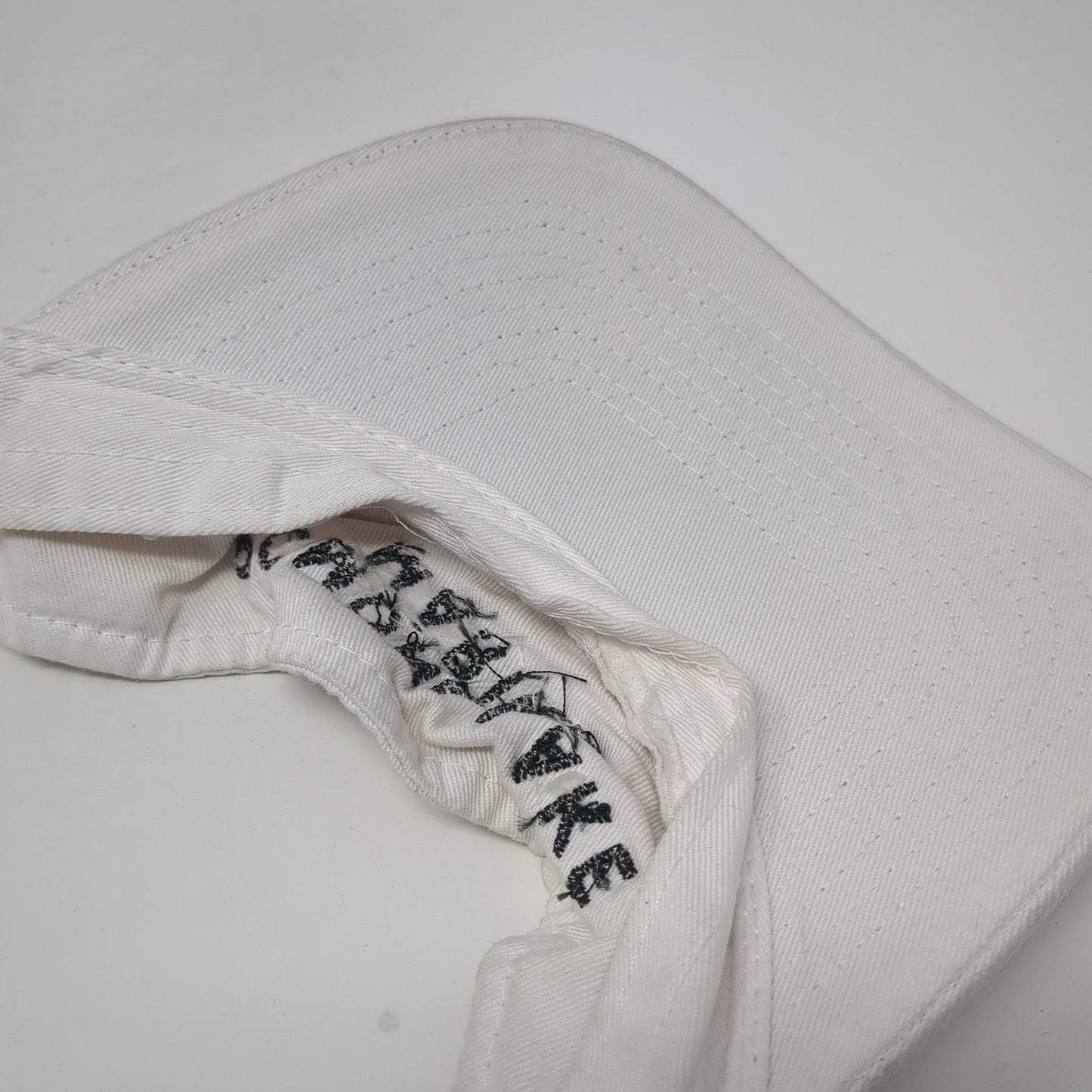 Pomona Lake Marina Sun Visor Cap White One Size Adjustable Port & Company