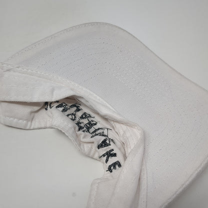 Pomona Lake Marina Sun Visor Cap White One Size Adjustable Port & Company