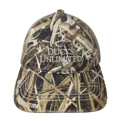 Ducks Unlimited Slideback Mesh Back Trucker Hat Camo One Size DU Leader
